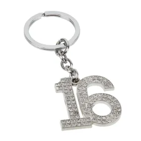16th Birthday Crystal Keyring (Widdop)
