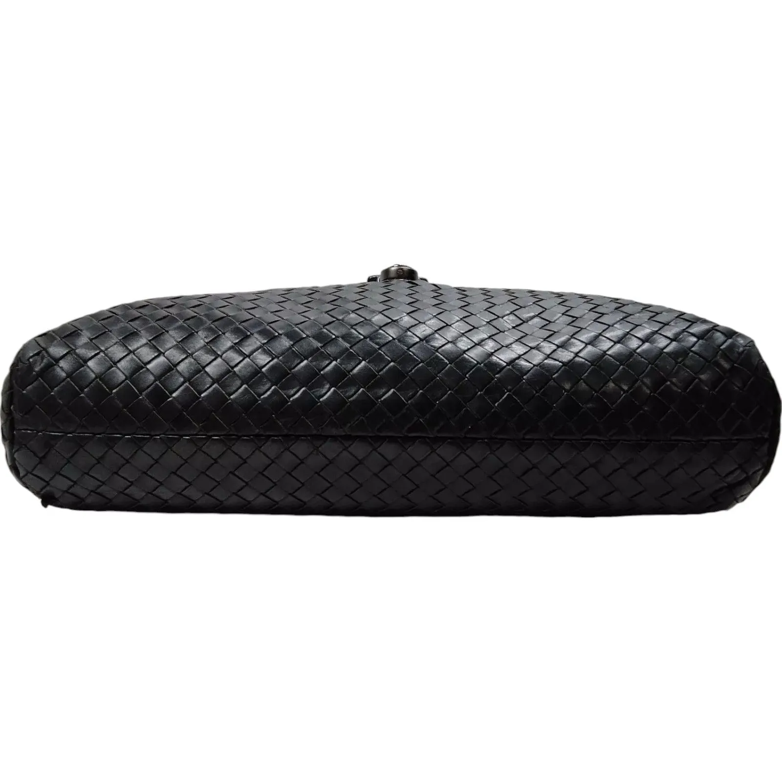 555324AR (X4) Bottega Veneta Hand Bag Black Leather
