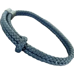 566138AN (S1) Bottega Veneta Bracelet Navy Blue Leather