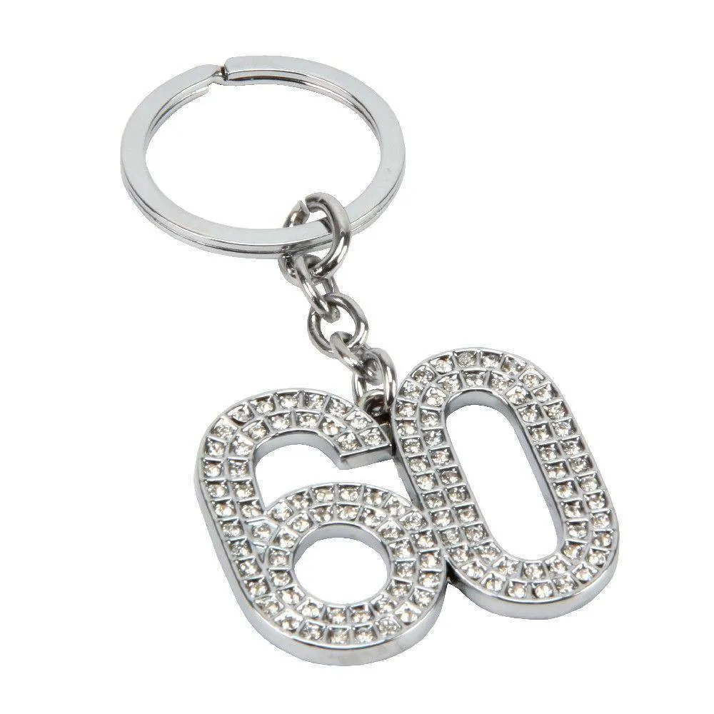 60th Crystal Keyring (Widdop)