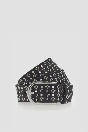 B.BELT - TINI SILVER BLACK 0790