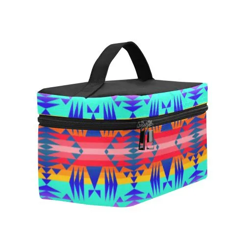 Between the Mountains Spring Cosmetic Bag/Large