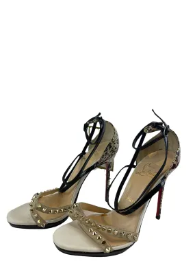 Christian Louboutin Printed Strap Heels - UK 2.5 / EU 35.5