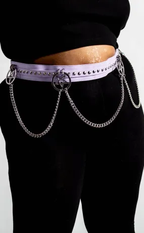 Curses Belt | Lilac [Plus-Size]