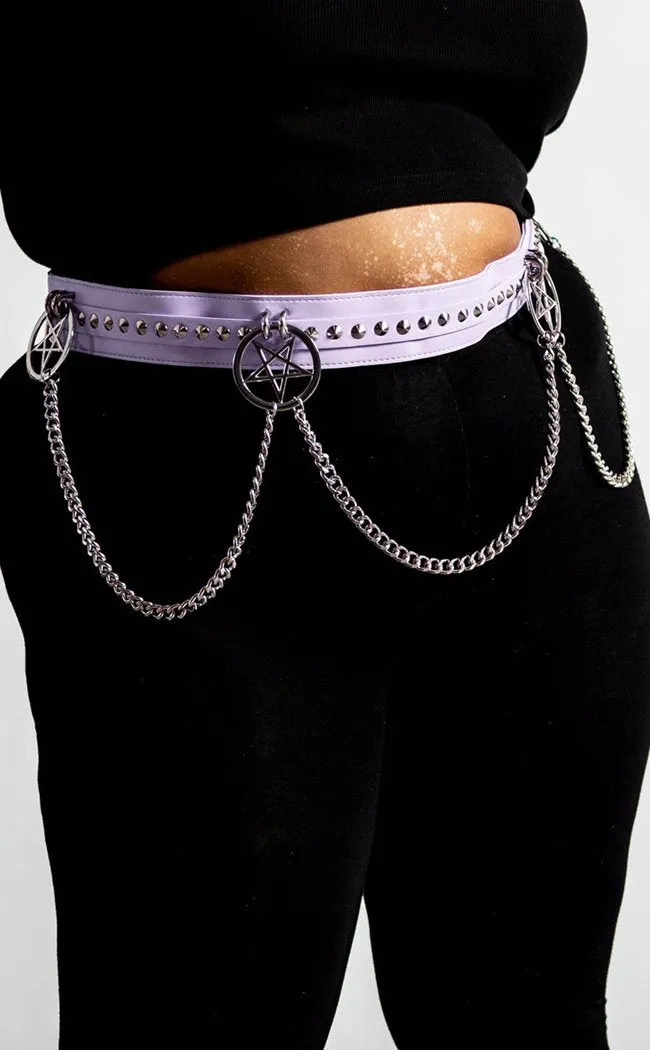 Curses Belt | Lilac [Plus-Size]