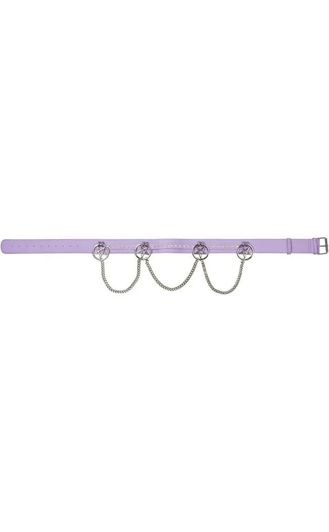 Curses Belt | Lilac [Plus-Size]