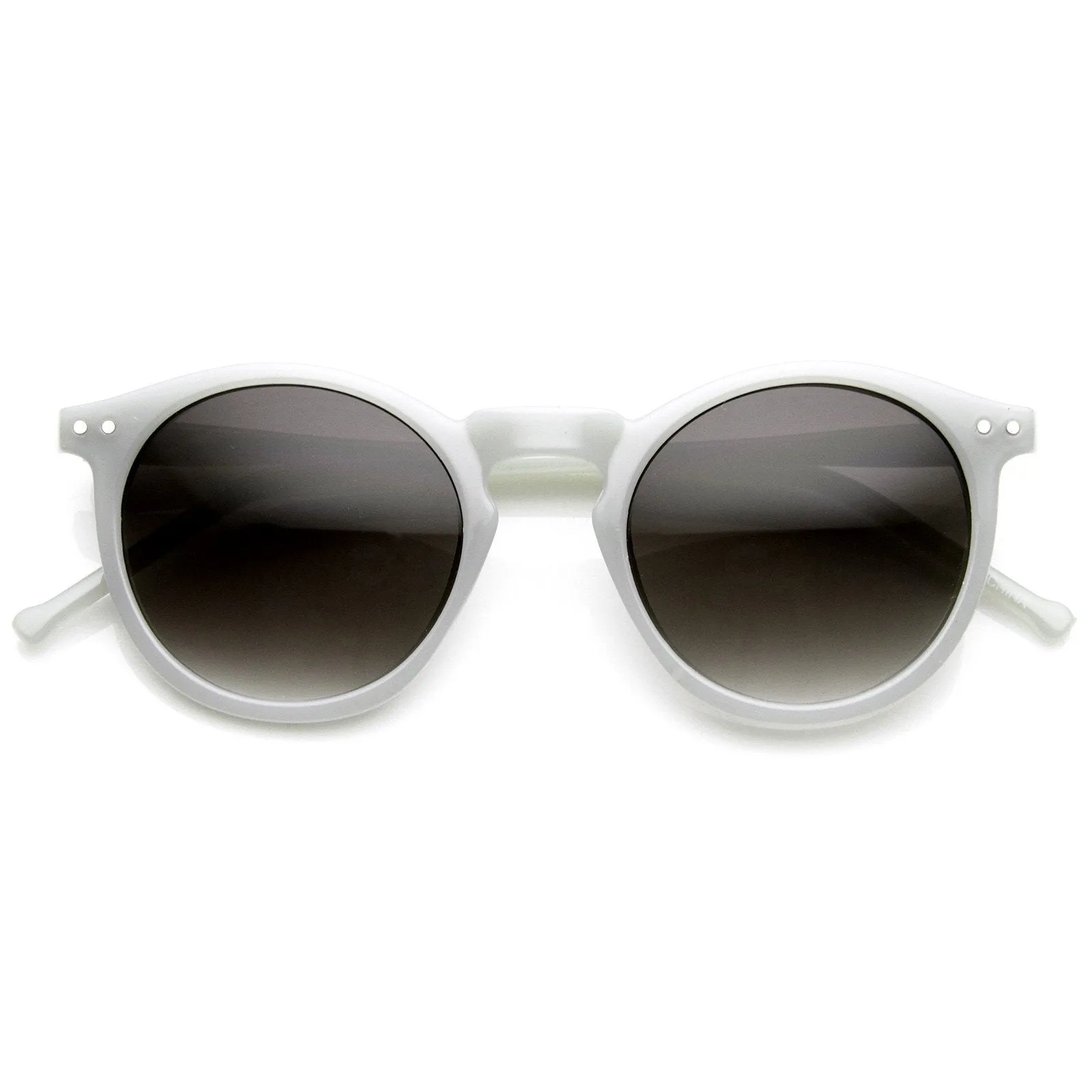 Cute Pastel Color Round P3 Key Hole Retro Womens Sunglasses 8928