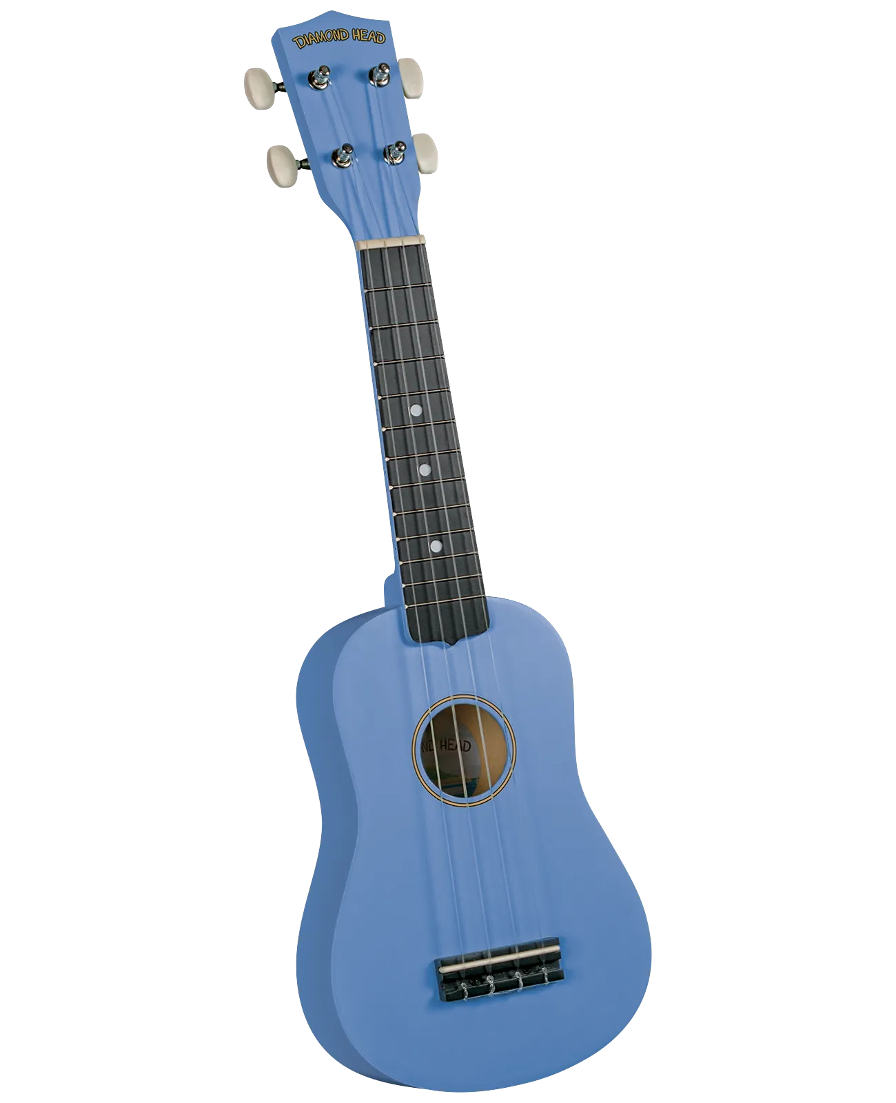 Diamondhead DU-127 Tropical Satin Soprano Ukulele (Cornflower Blue)