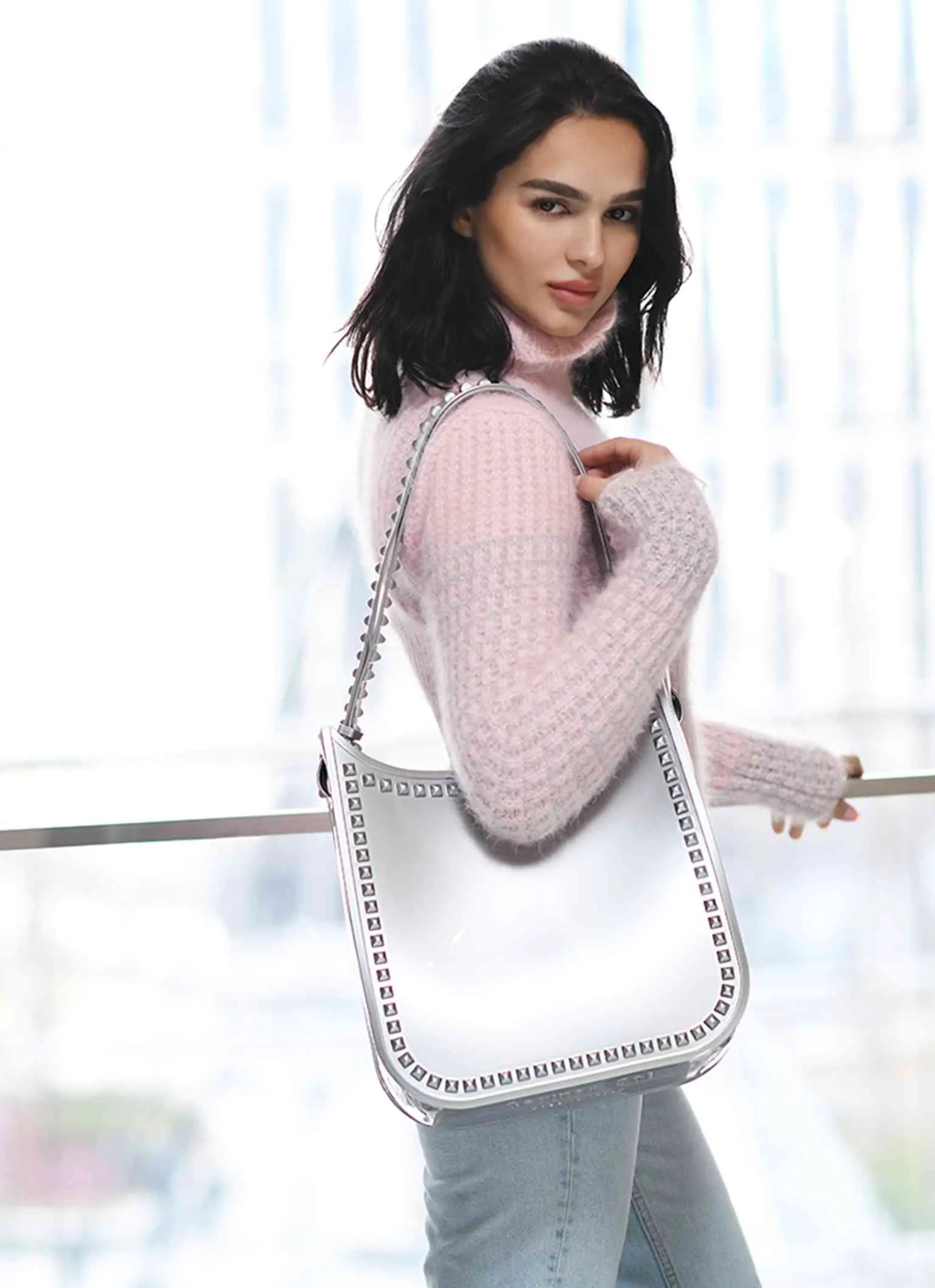 Fico Large Crossbody - Metallic Jelly