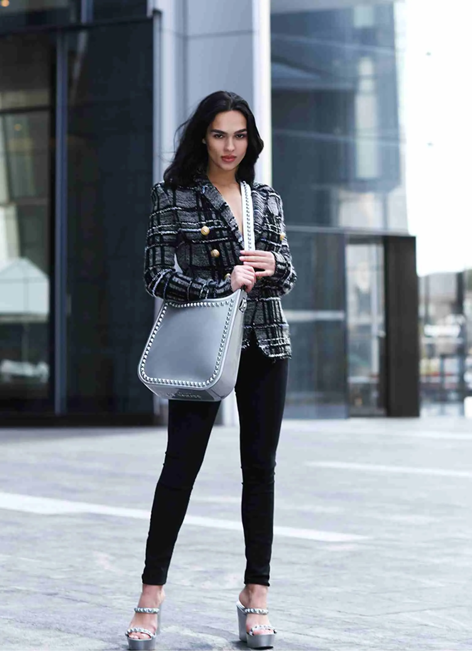 Fico Large Crossbody - Metallic Jelly