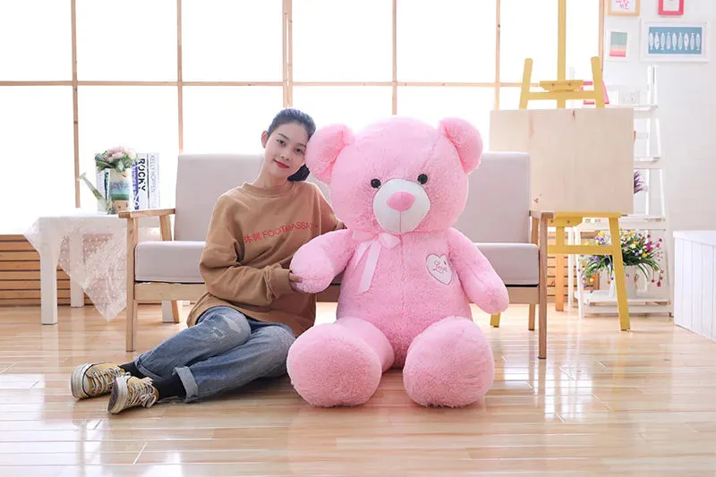 Giant Plush Teddy Bear: Adorable Soft Toy for Cuddles & Comfort