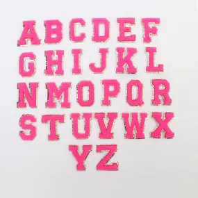 Hot Pink Letter Patch