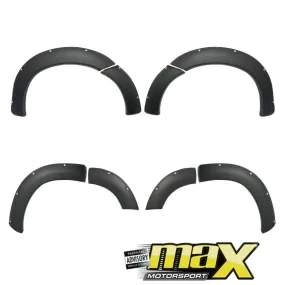 Isuzu Mu-X (17-On) Plastic Smooth Studded Wheel Arches