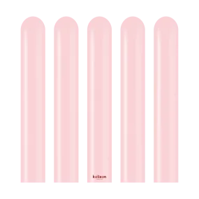 Kalisan Nozzle Up Macaron Pink - 360 Modelling 3"/60", 50 Pieces