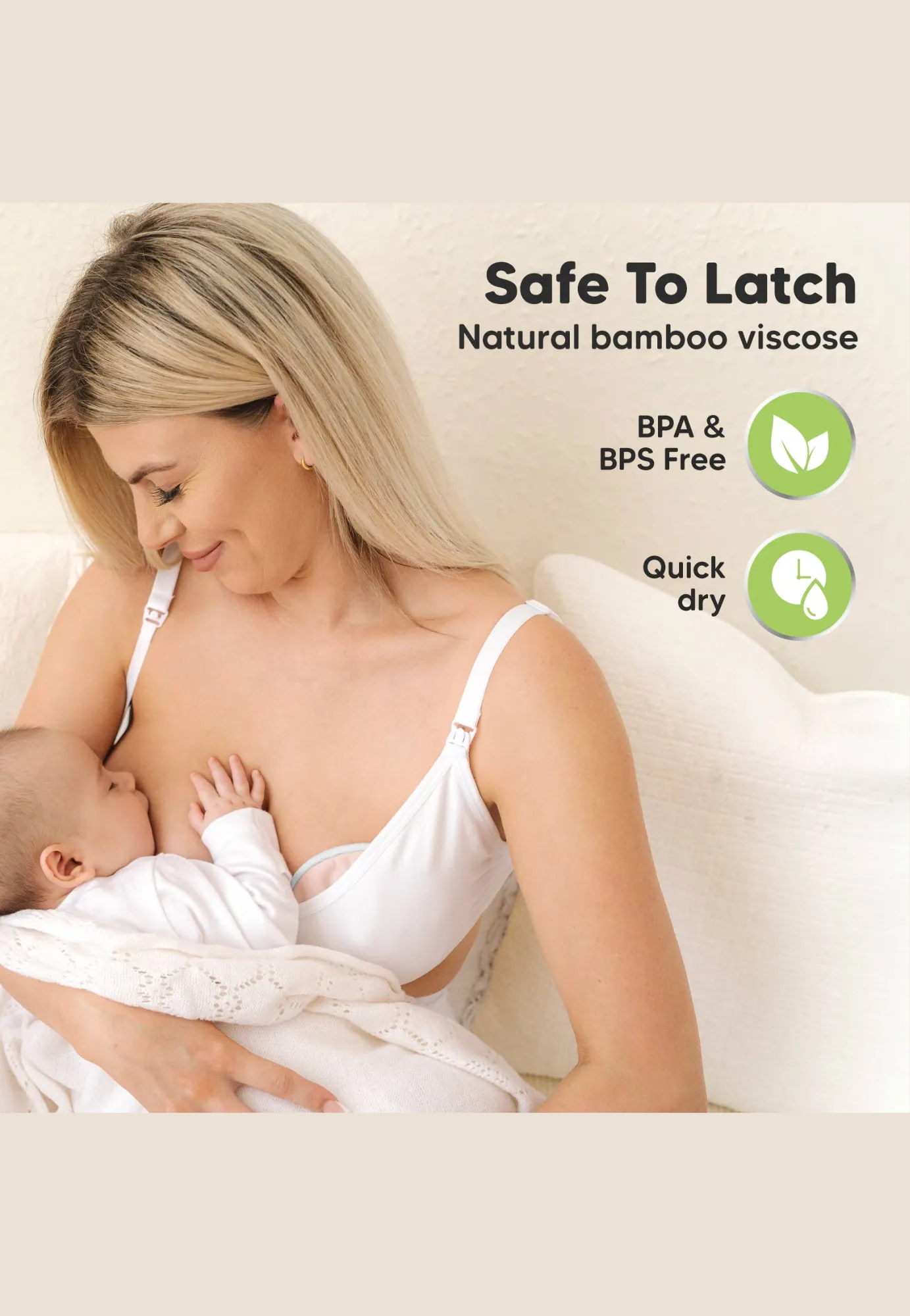 KeaBabies Soothe Reusable Nursing Pads for Breastfeeding