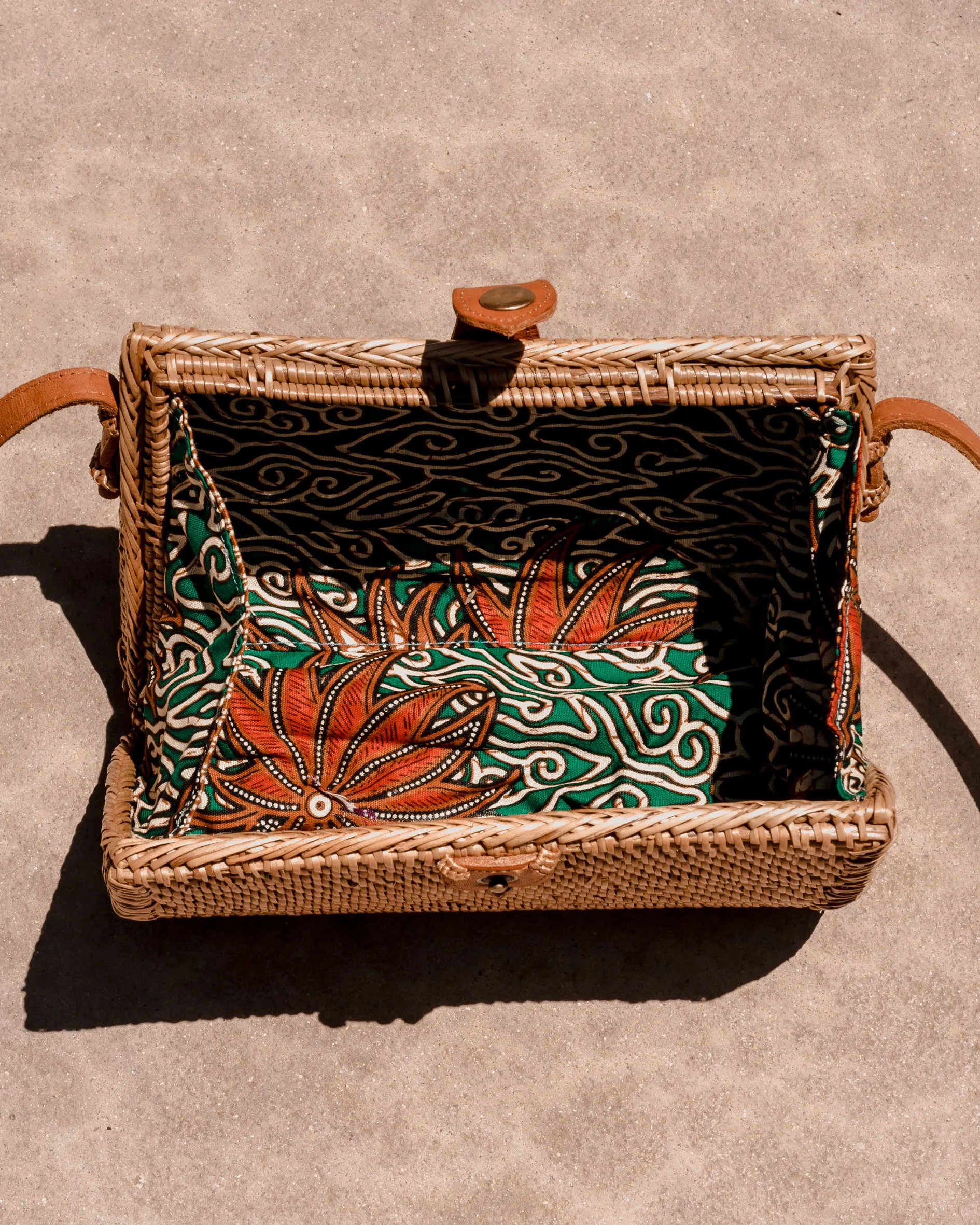 Lovina Clutch Rattan Bag
