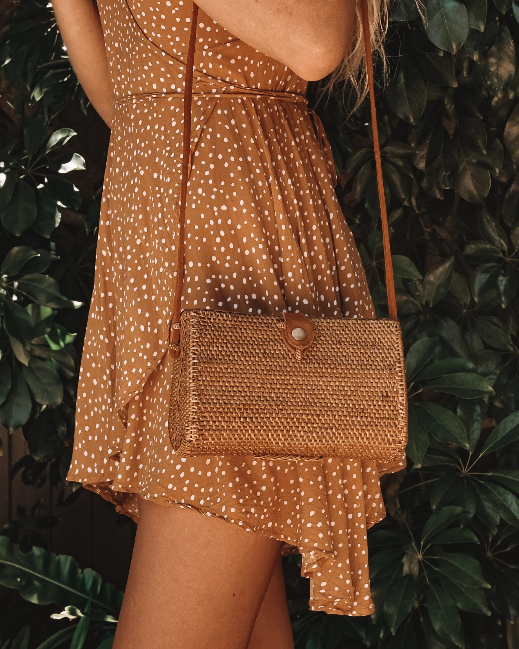 Lovina Clutch Rattan Bag