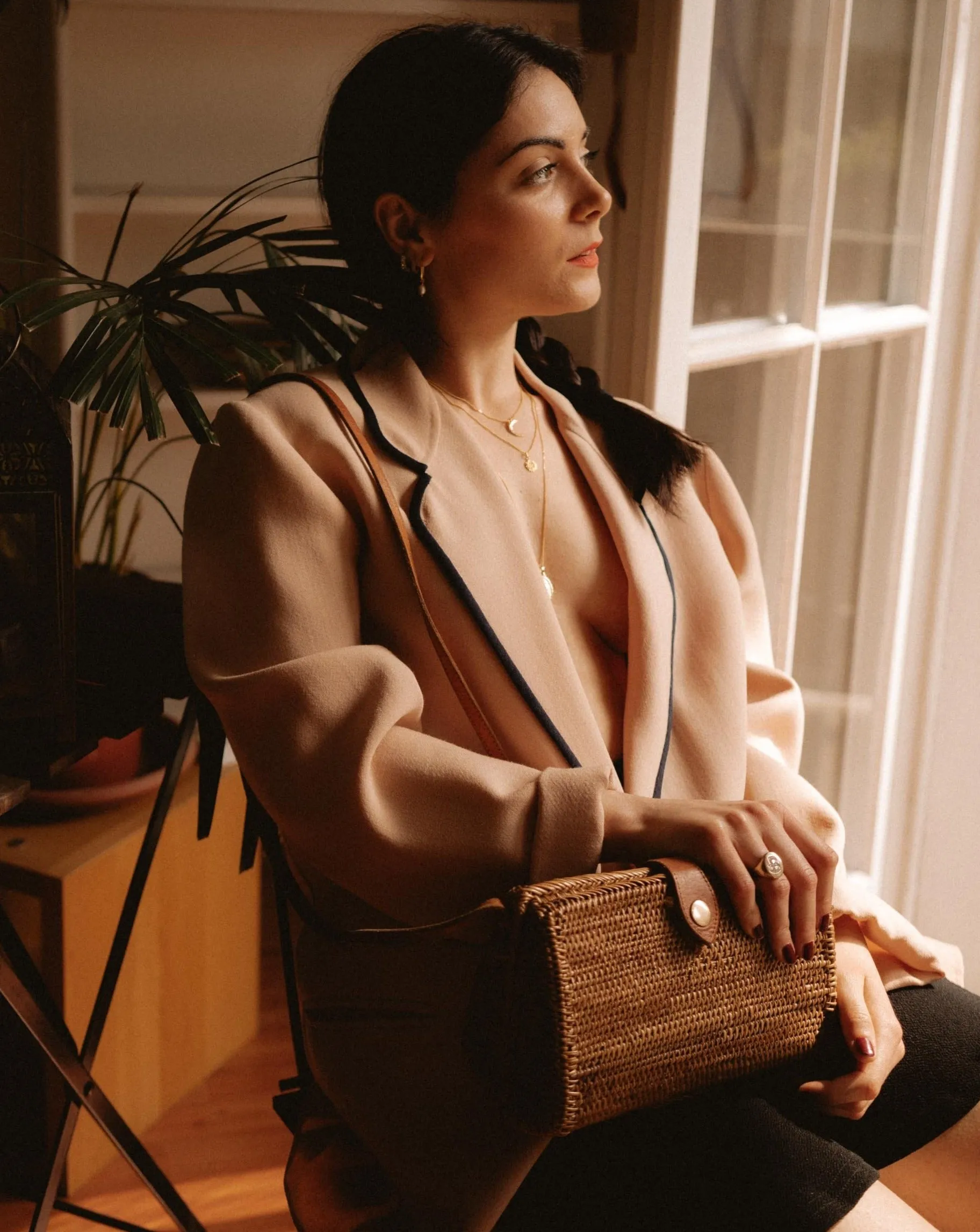 Lovina Clutch Rattan Bag