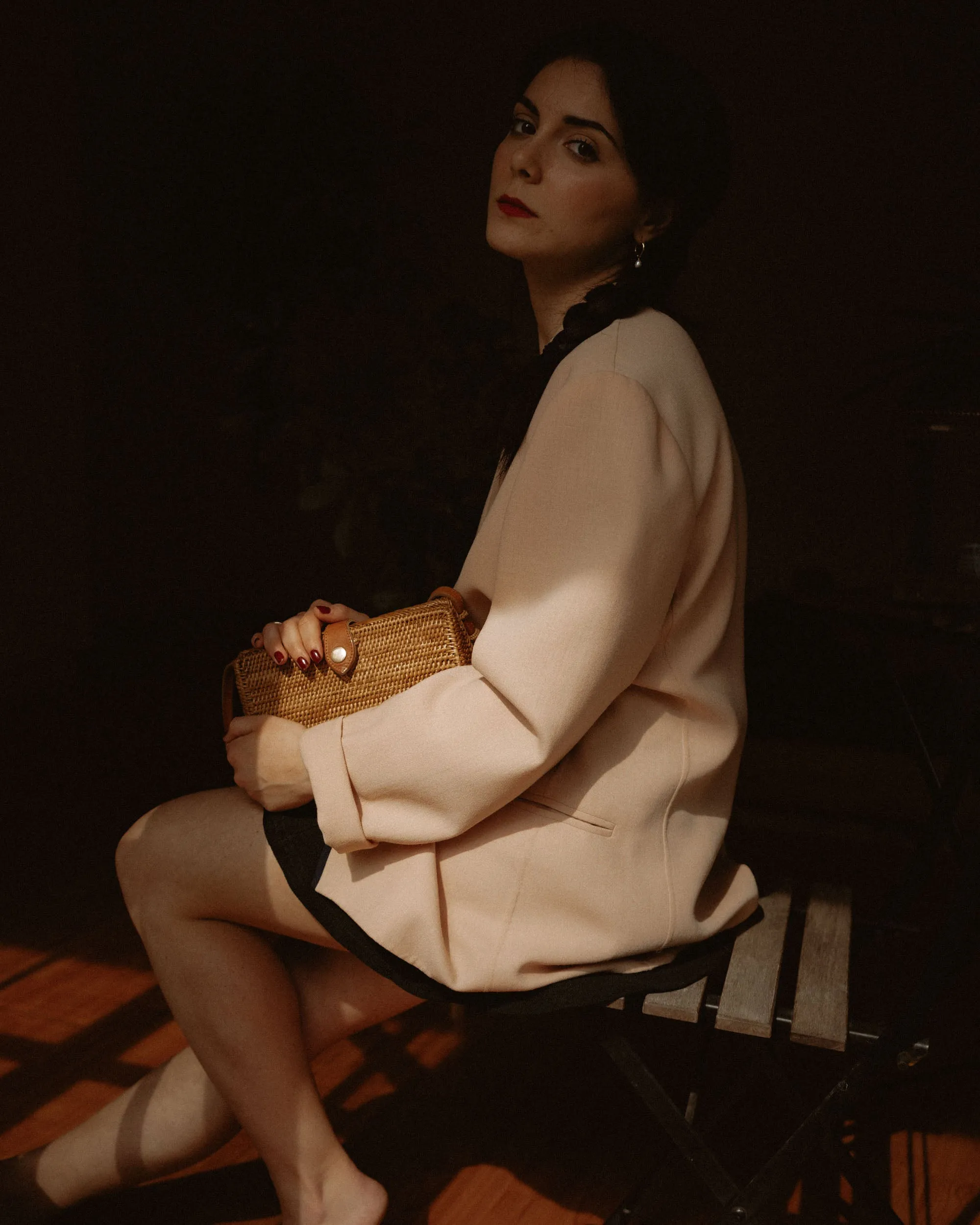 Lovina Clutch Rattan Bag