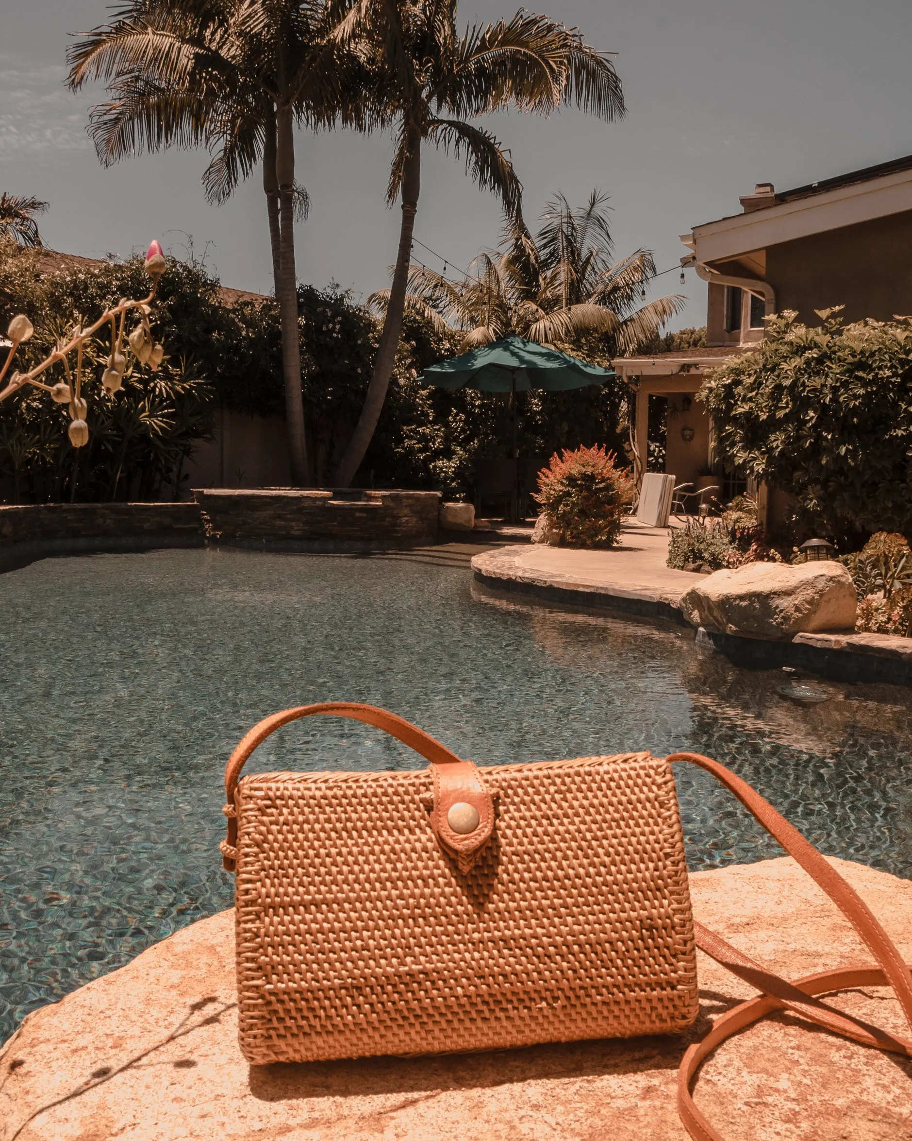 Lovina Clutch Rattan Bag