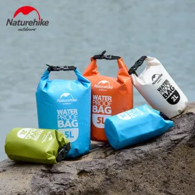 NatureHike 2L 5L High Quality Outdoor Waterproof Bags Ultralight Camping Hiking Dry Organizers Drifting Kayaking Swimming Bags