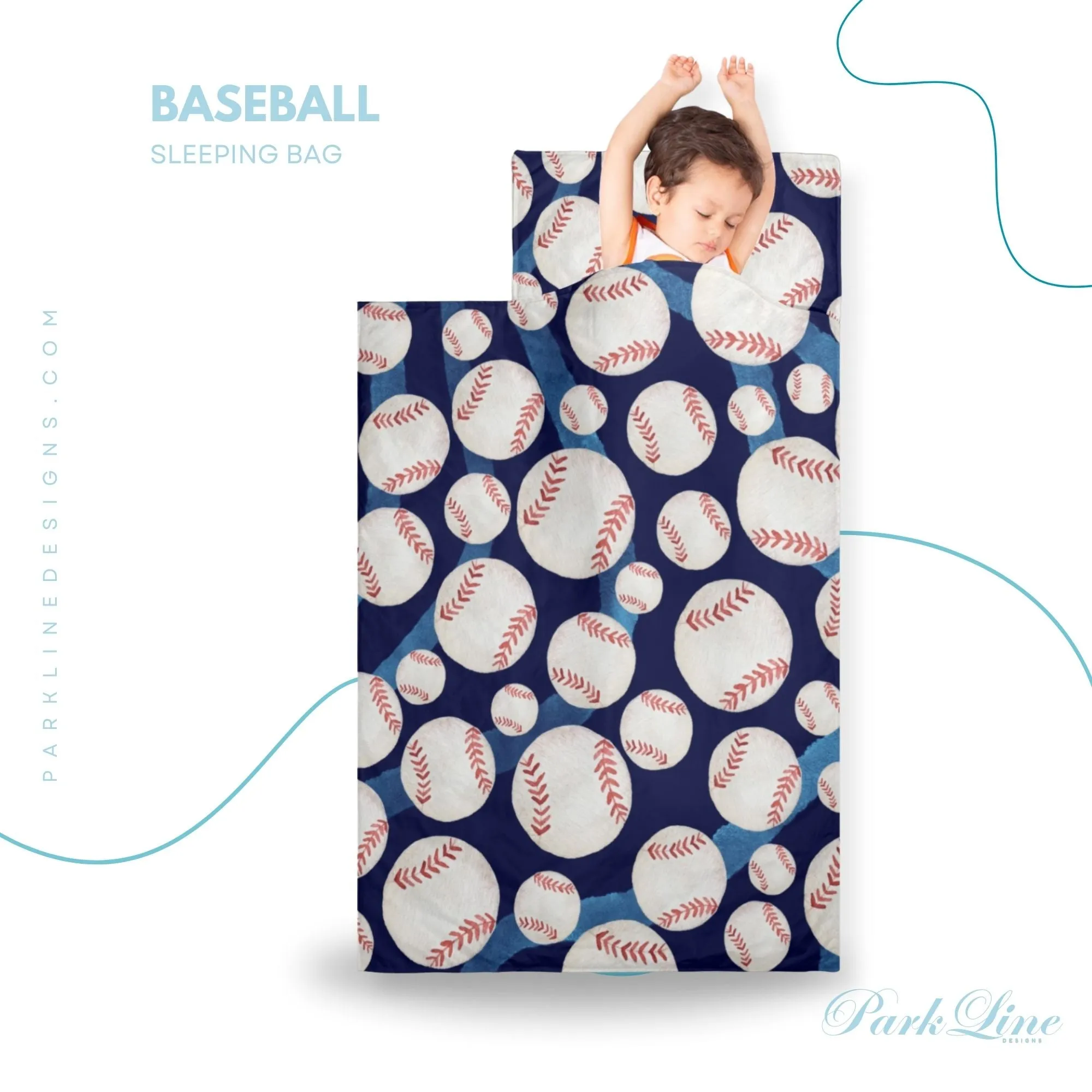 Orange Camo Kids' Long Sleeping Bag | A Catchy Blend of Comfort & Style | Lightweight and Durable Sleeping Bag for Kids