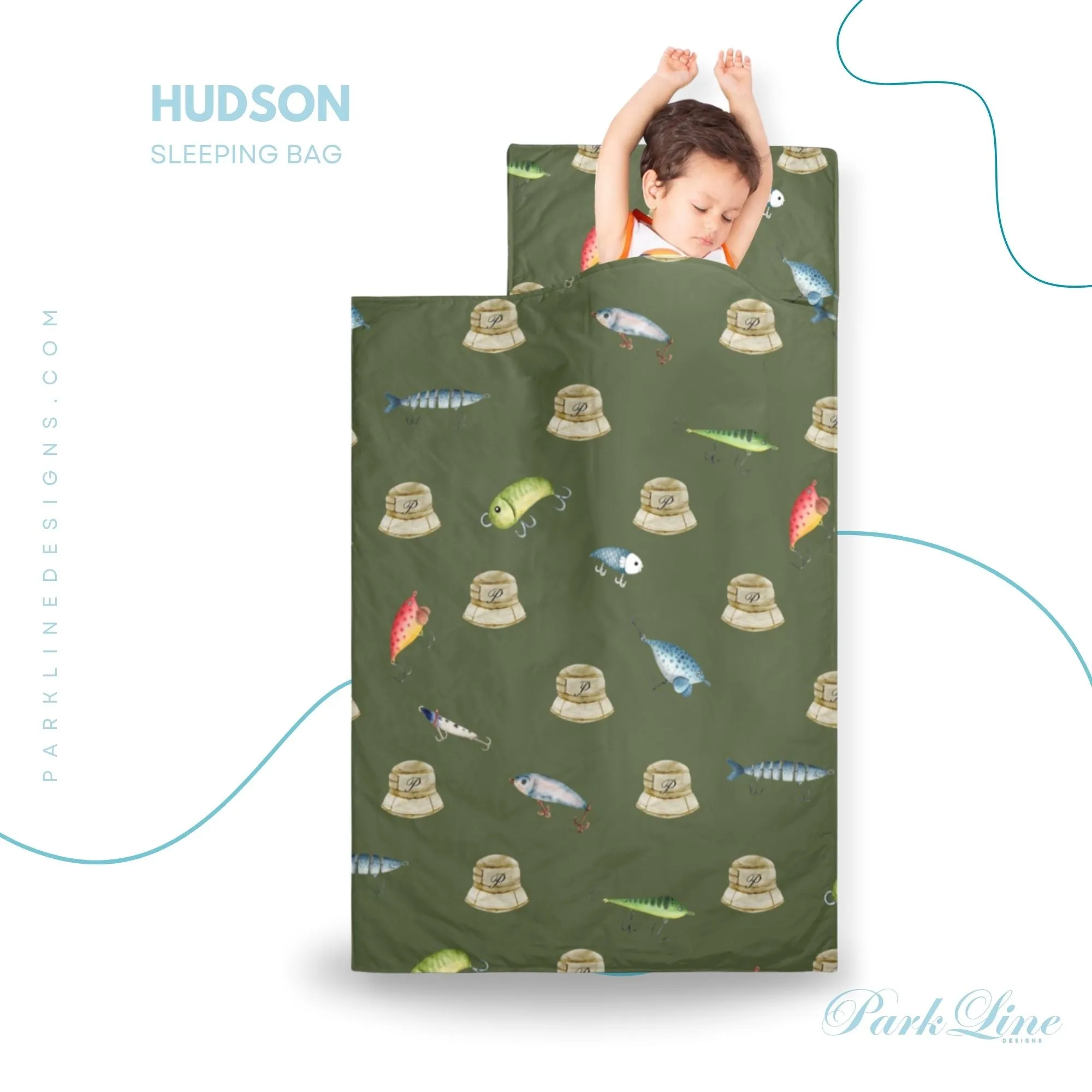 Orange Camo Kids' Long Sleeping Bag | A Catchy Blend of Comfort & Style | Lightweight and Durable Sleeping Bag for Kids