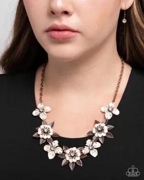 Paparazzi Necklace ~ Springtime Song - Copper