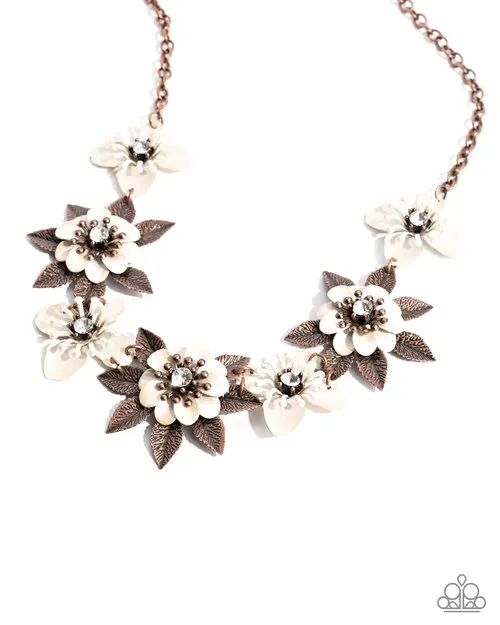Paparazzi Necklace ~ Springtime Song - Copper
