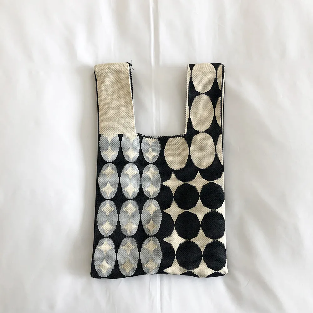 Paziye Ladies knitted knitted handbags