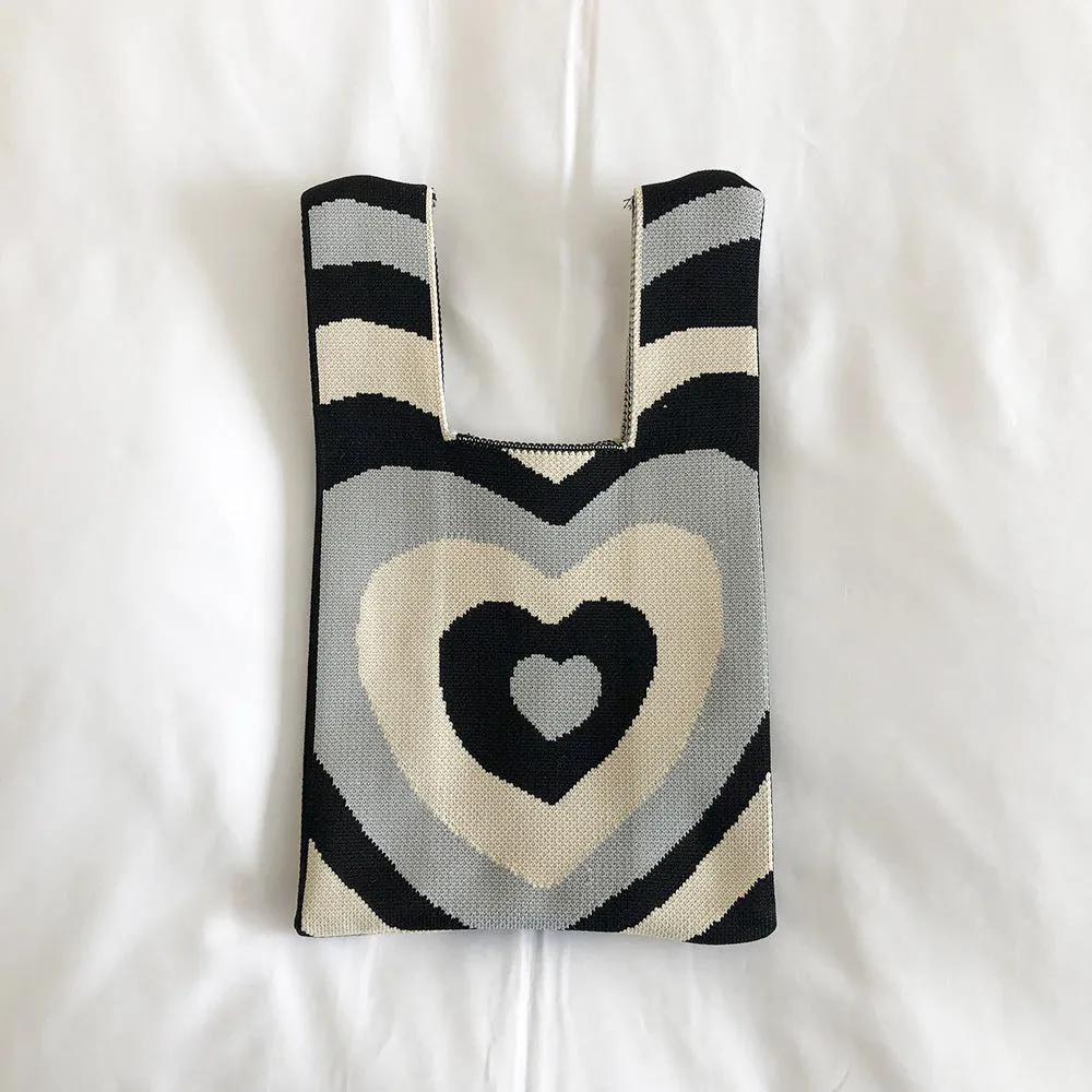 Paziye Ladies knitted knitted handbags