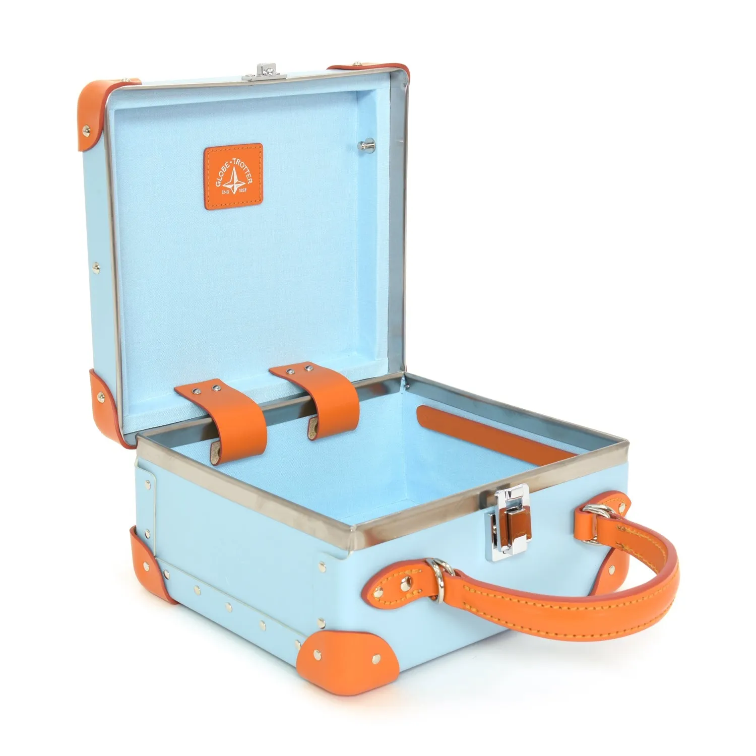 Pop · London Square | Pastel Blue/Pumpkin