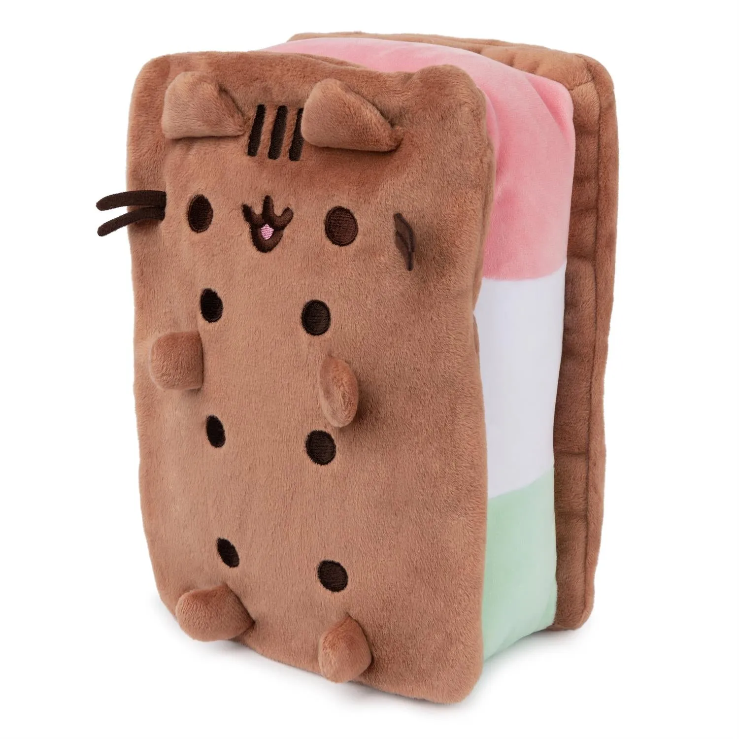 Pusheen Neapolitan Ice Cream Sandwich 9.5"