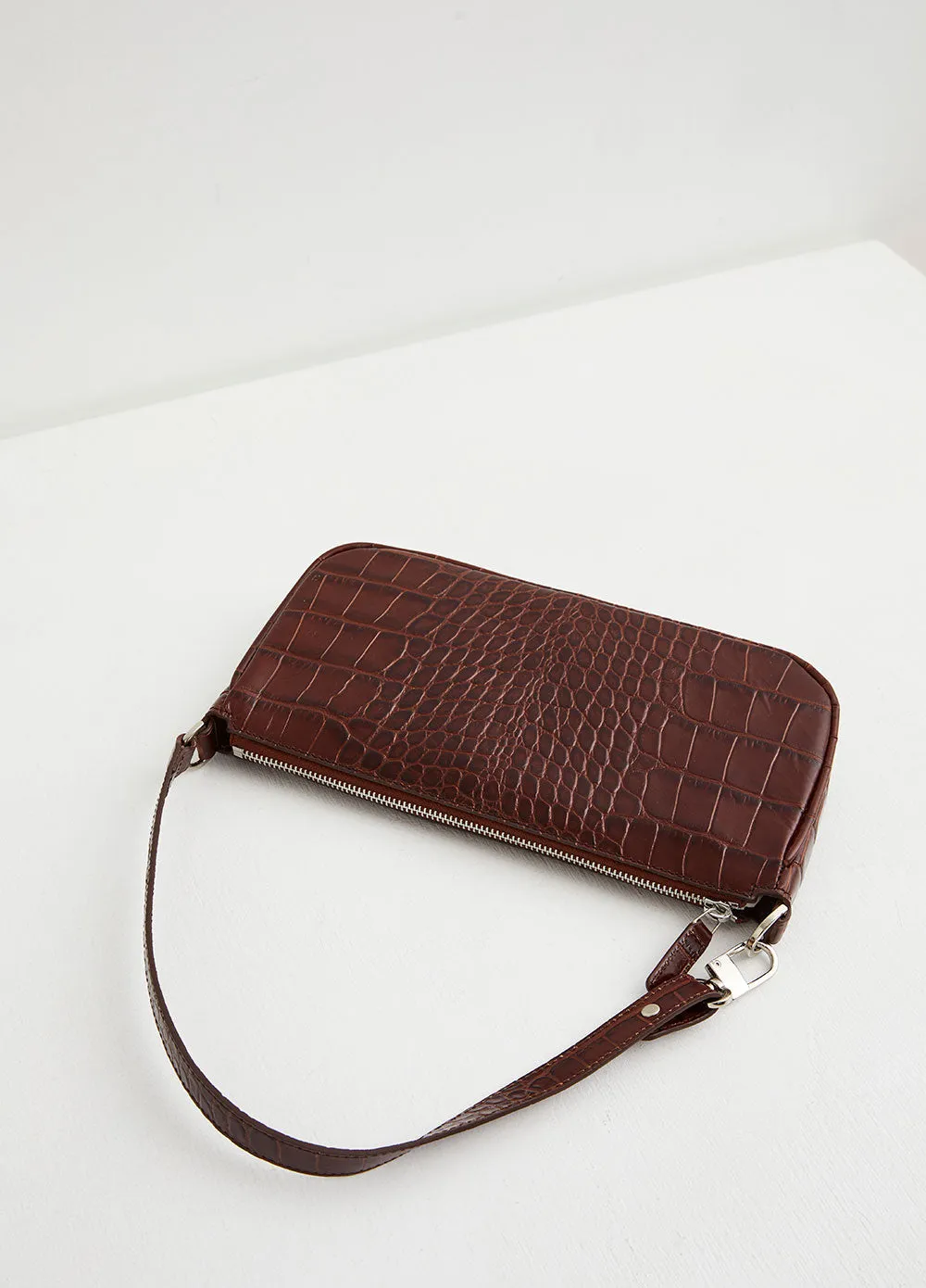 Rachel Croc Embossed Bag