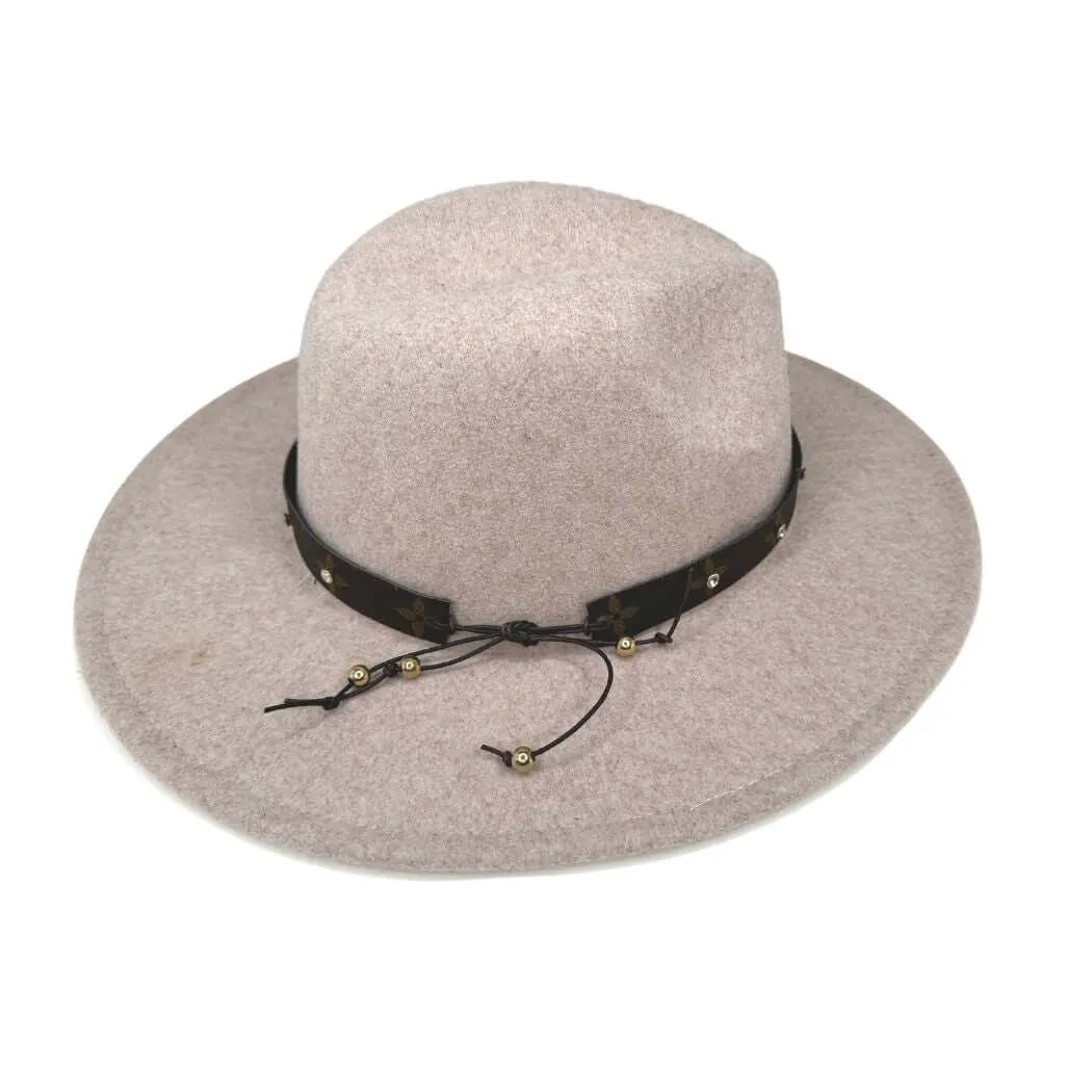 Rhinestone Studded Hat Band