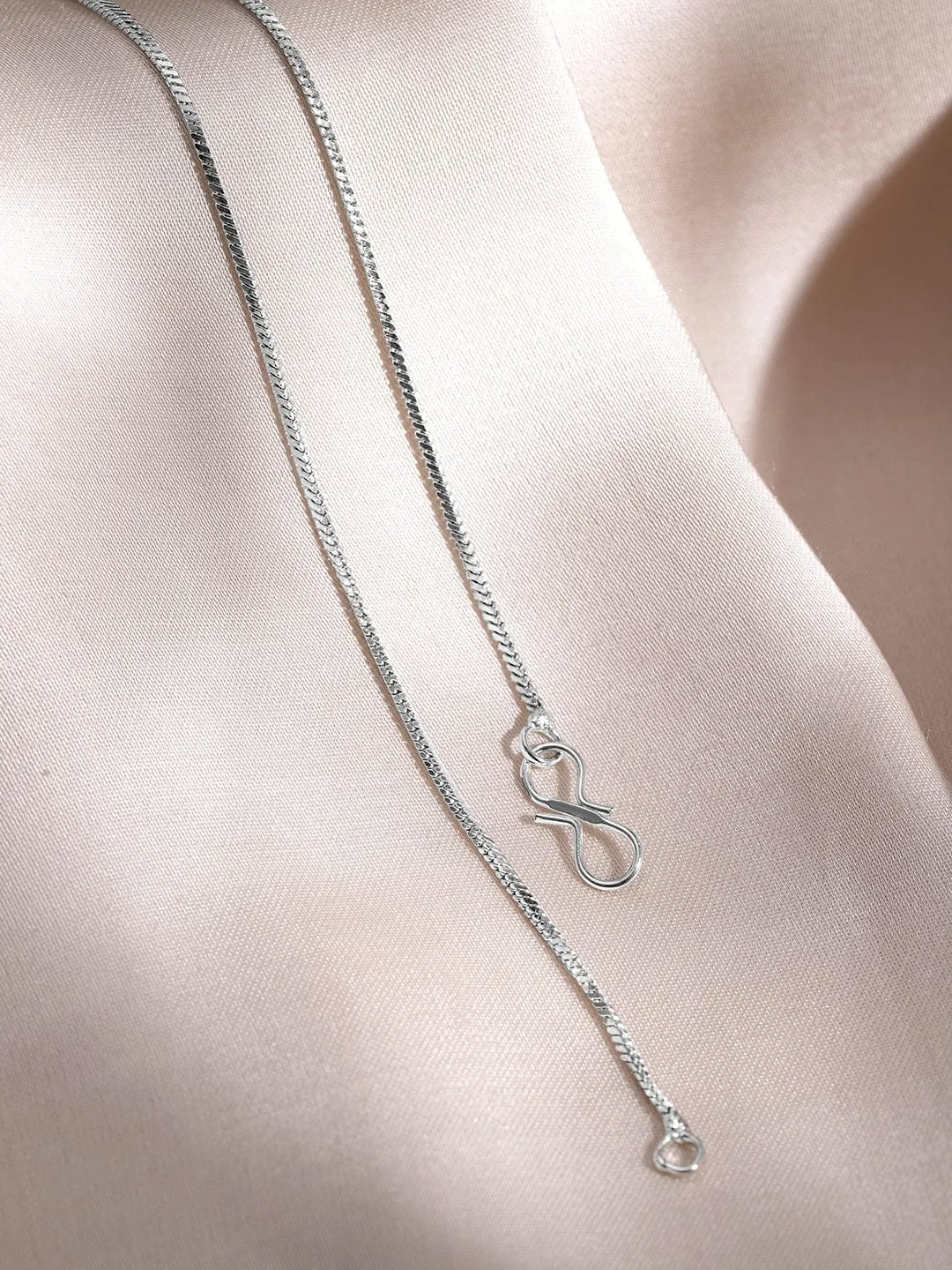 Rhodium-Plated Pastel Pink & CZ Studded Oval Pendant Necklace Set