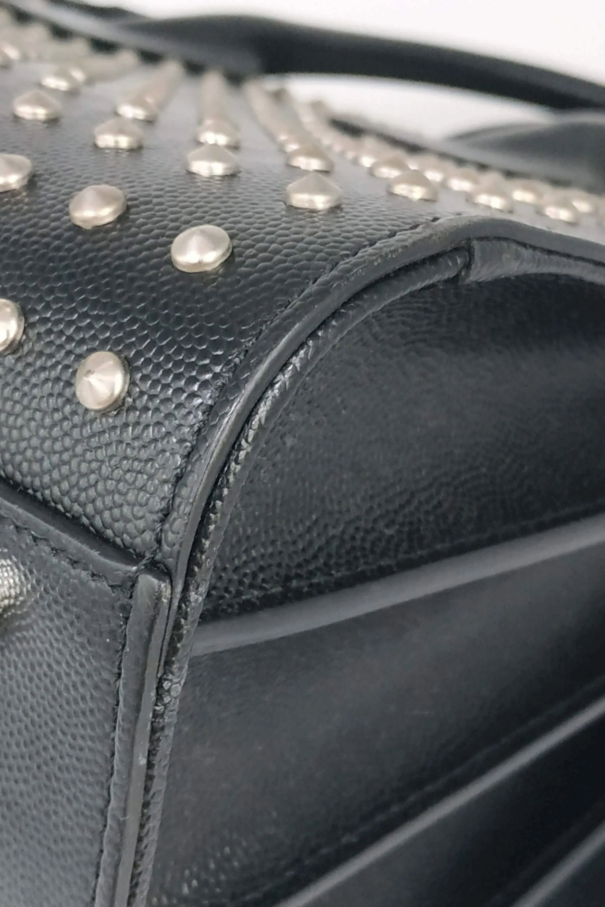 Studded Small Sac De Jour Black