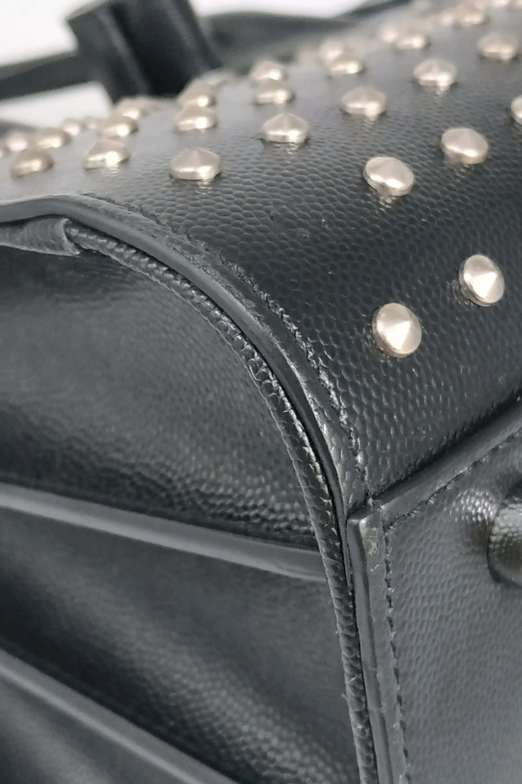 Studded Small Sac De Jour Black