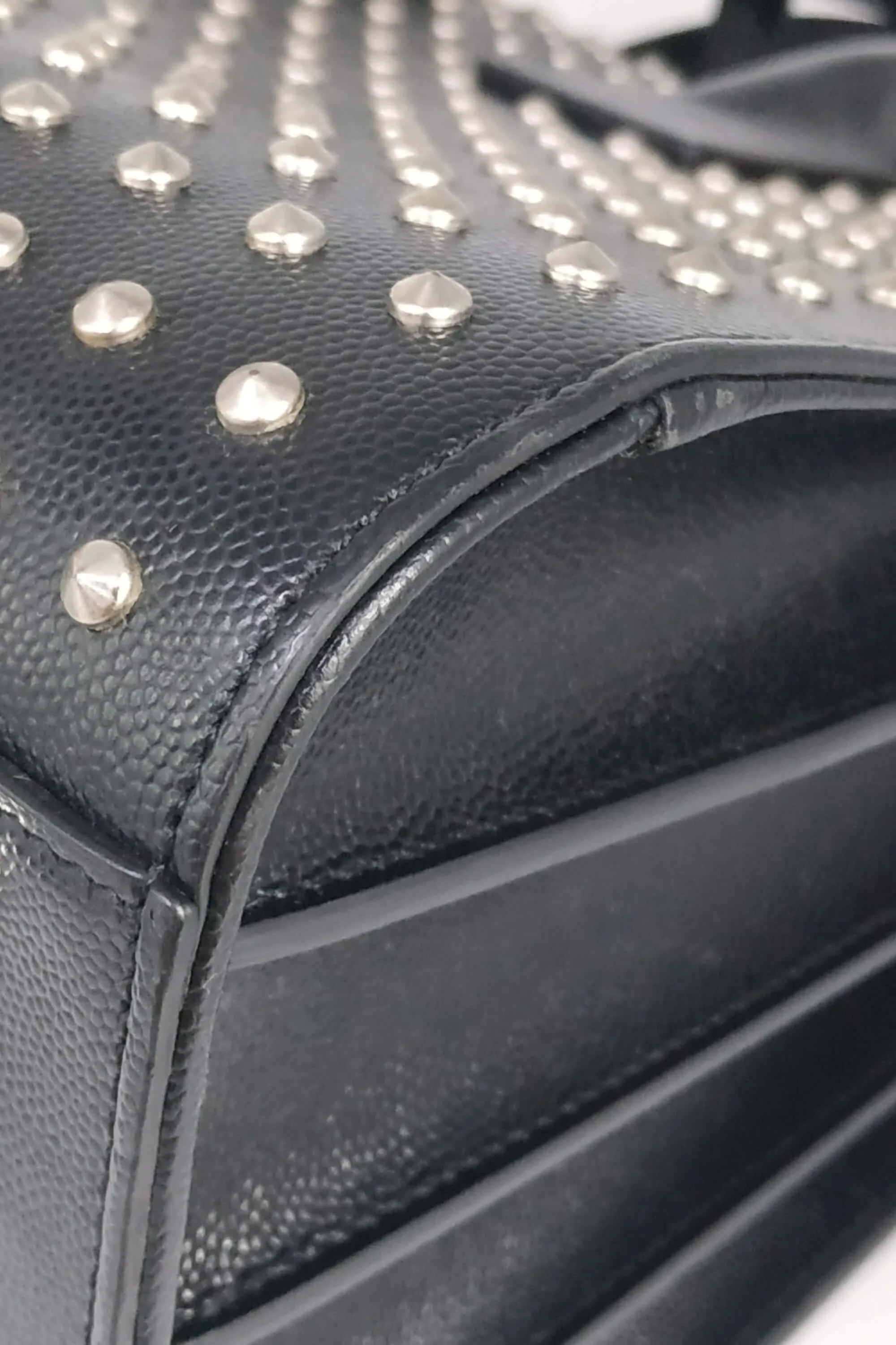 Studded Small Sac De Jour Black
