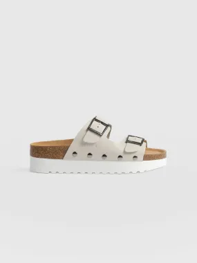 Sutton Slide - Cream Studded