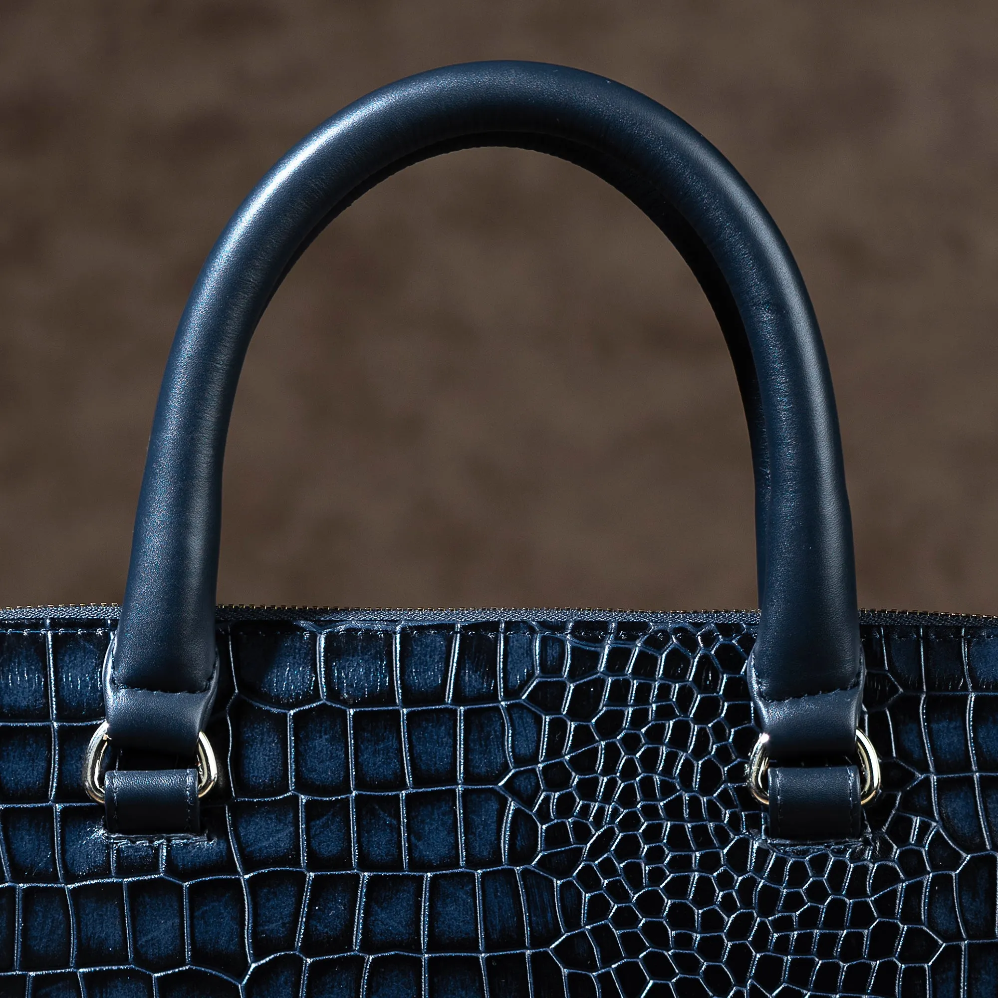 Vivian - Women's Handbag | Genuine Leather Ladies Sling Bag |Office Bag for Women | Color: Navy Blue